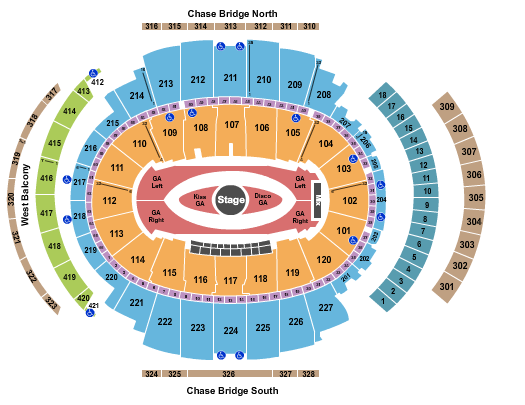 Madison Square Garden seating chart